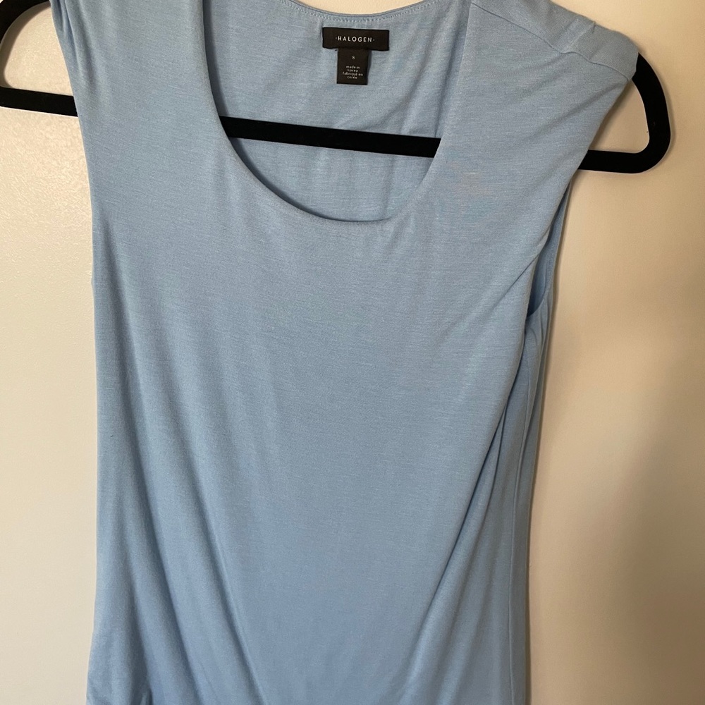 Halogen baby blue top